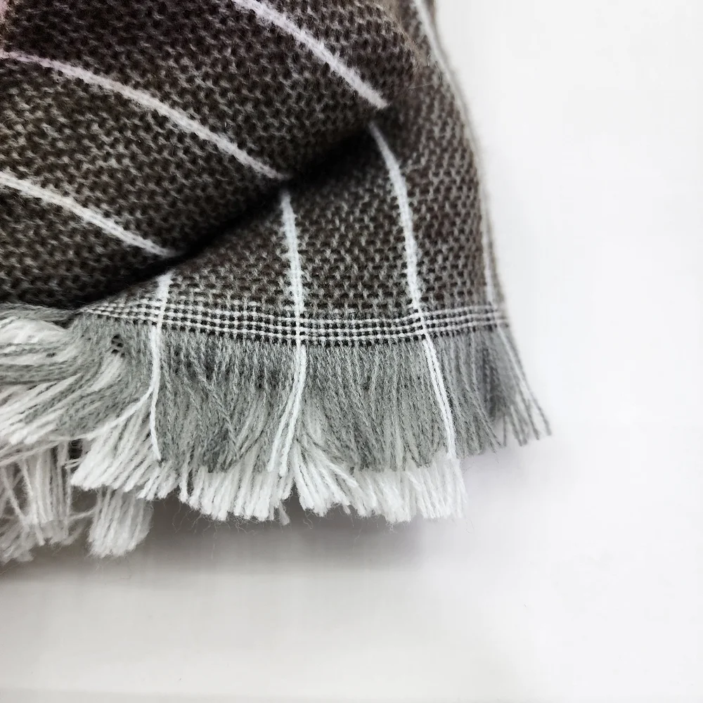 Banana Republic Women's Stripe Patterned Acrylic Scarf - OS
